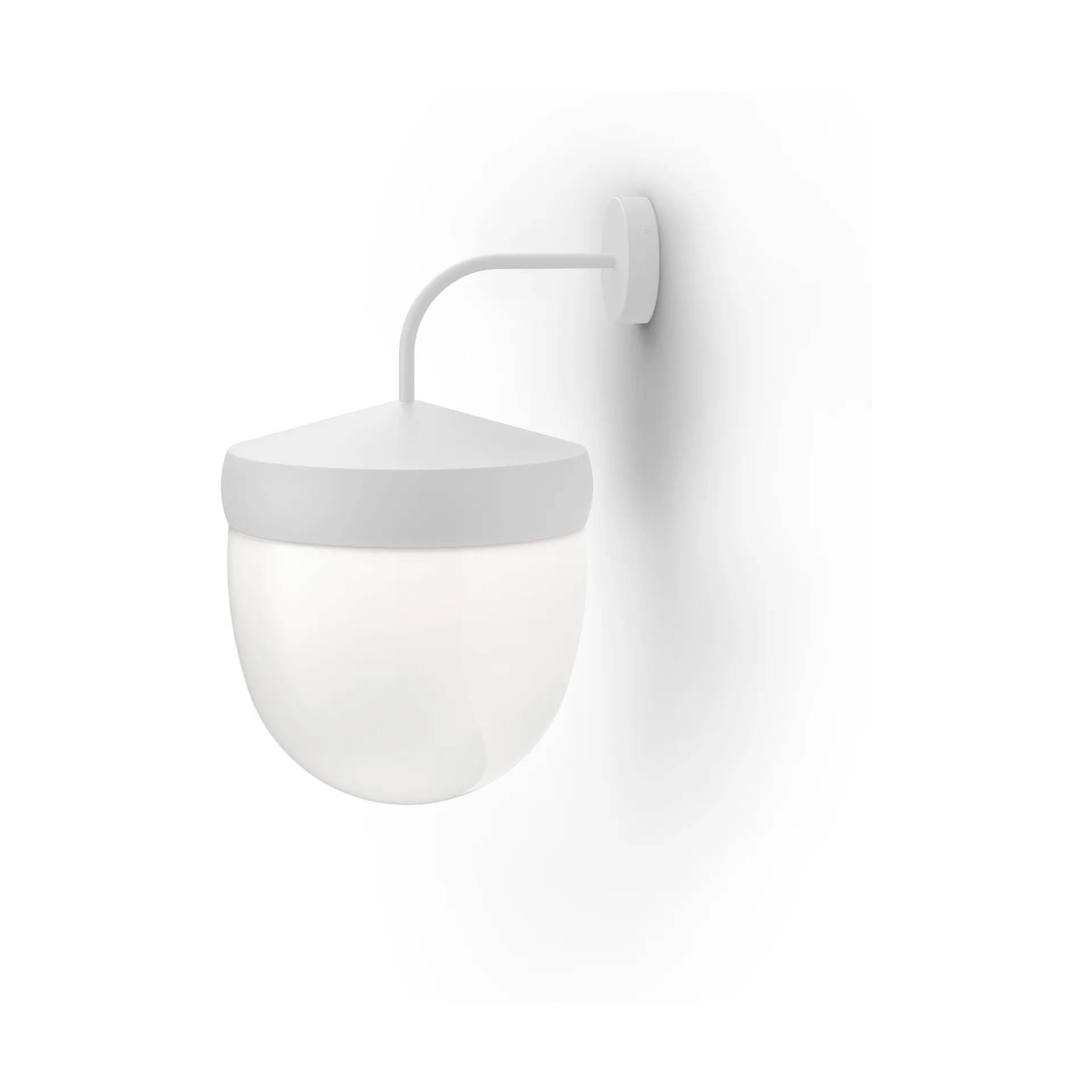 Noon Pan vägglampa frostad 30 cm Vit