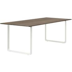 Muuto - 70/70 Bord 225x90 Cm Massiv Rökt Ek / - Vit