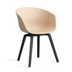 HAY About A Chair - AAC 22 - Eg Sort - Pale Peach