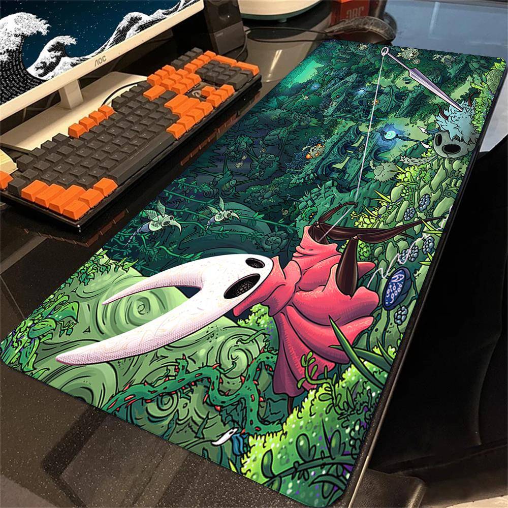 Pc Gamer Hollow Knight Musmatta Speldatorer Tangentbordsunderlägg Mausepad Xxl Skrivbordsmatta Matta Datortillbehör Skrivbordsmattor 900x400