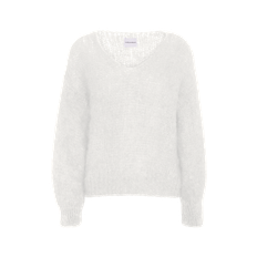 Americandreams Milana LS Mohair Knit White - S