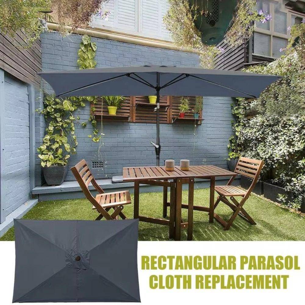 Waterproof Replacement Canopy UV Protection Cantilever Parasol Sun Shade Sunshade  Beach