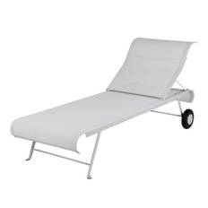 Fermob - Dune Sunlounger Clay Grey A5 - Solsängar - Metall