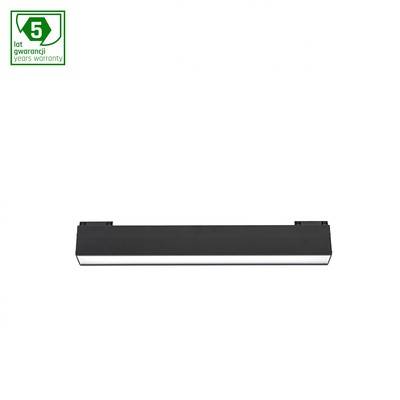 12W System Line S linjärt modul, 24V - 33,7cm, RA90, 3000K, Osram LED, IP20, svart hölje - Dimbar : Inte dimbar, Kulör : Varm