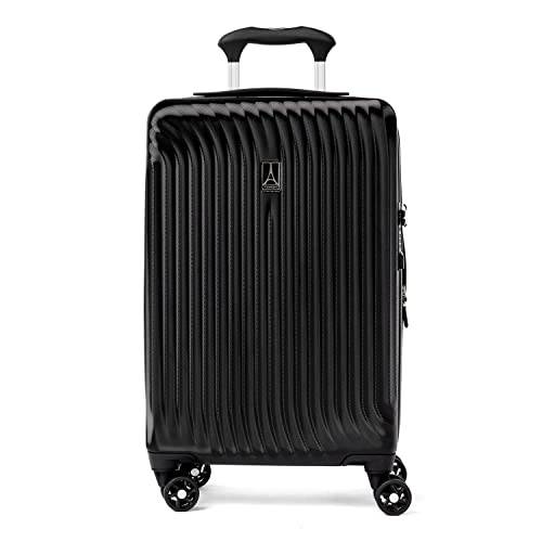 Travelpro Maxlite luft hård sida expanderbart bagage, 8 spinnarhjul, lätt hårt skal polykarbonat, Svart, Carry-On 21-Inch, Maxlite Air Hardside expanderbart bagage, 8 spinnarhjul, lätt hårt skal