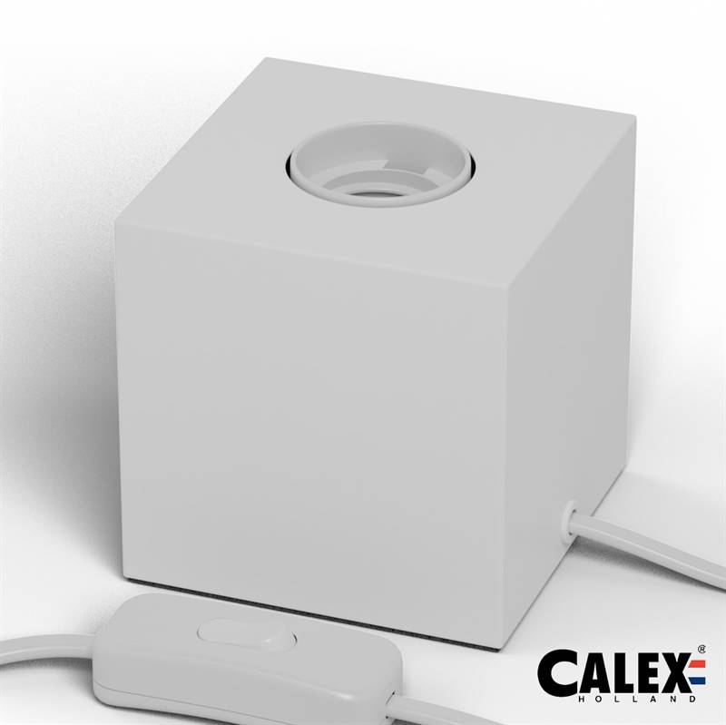 Calex Bordlampe E27 med afbryder i flere farver
