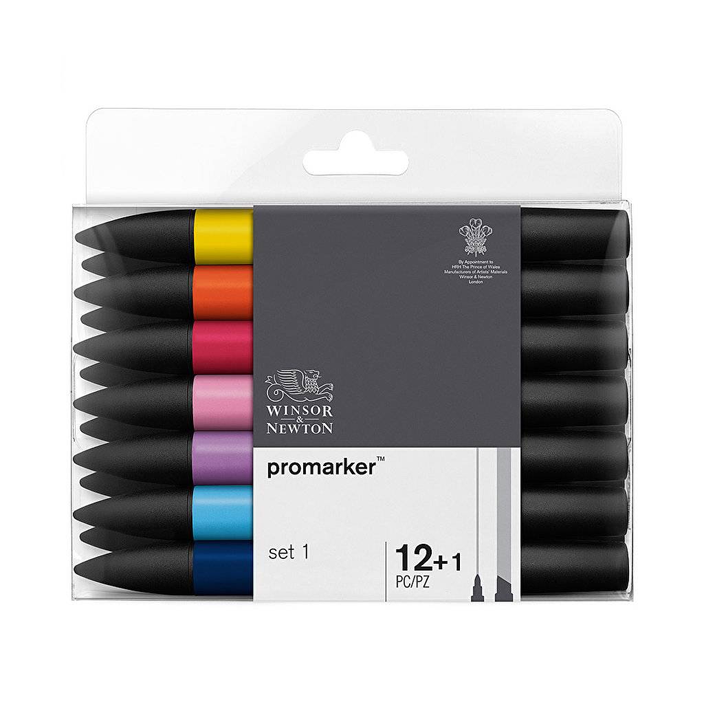 Winsor & Newton Promarker 12 Set, Set 1