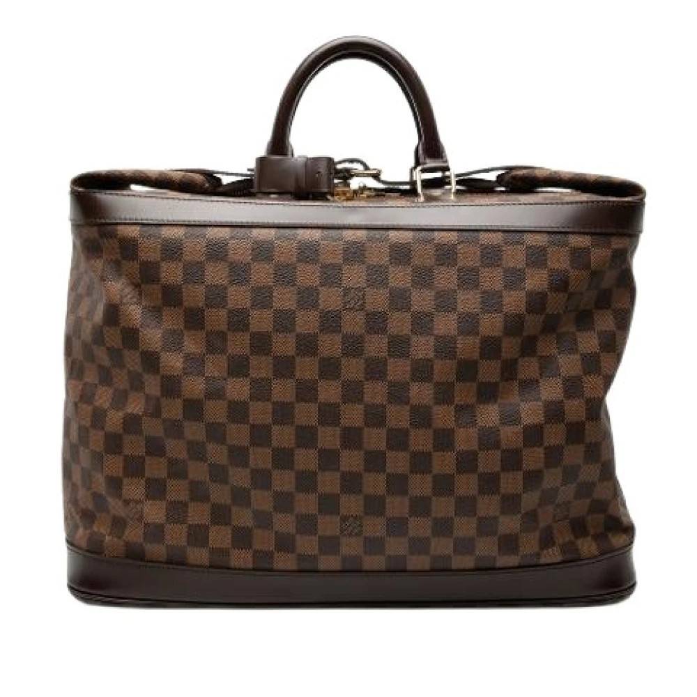 Louis Vuitton Vintage Pre-owned Grimaud Weekend Bag - Vintage - Dame - Brun - ONE SIZE - Læder