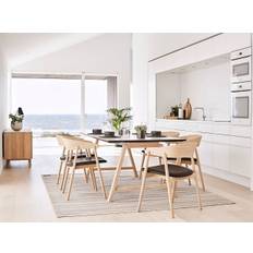 Andersen Furniture tillægsplade til T1 spisebord m. udtræk (Sort linoleum - bordplade, L50 x B88 cm)