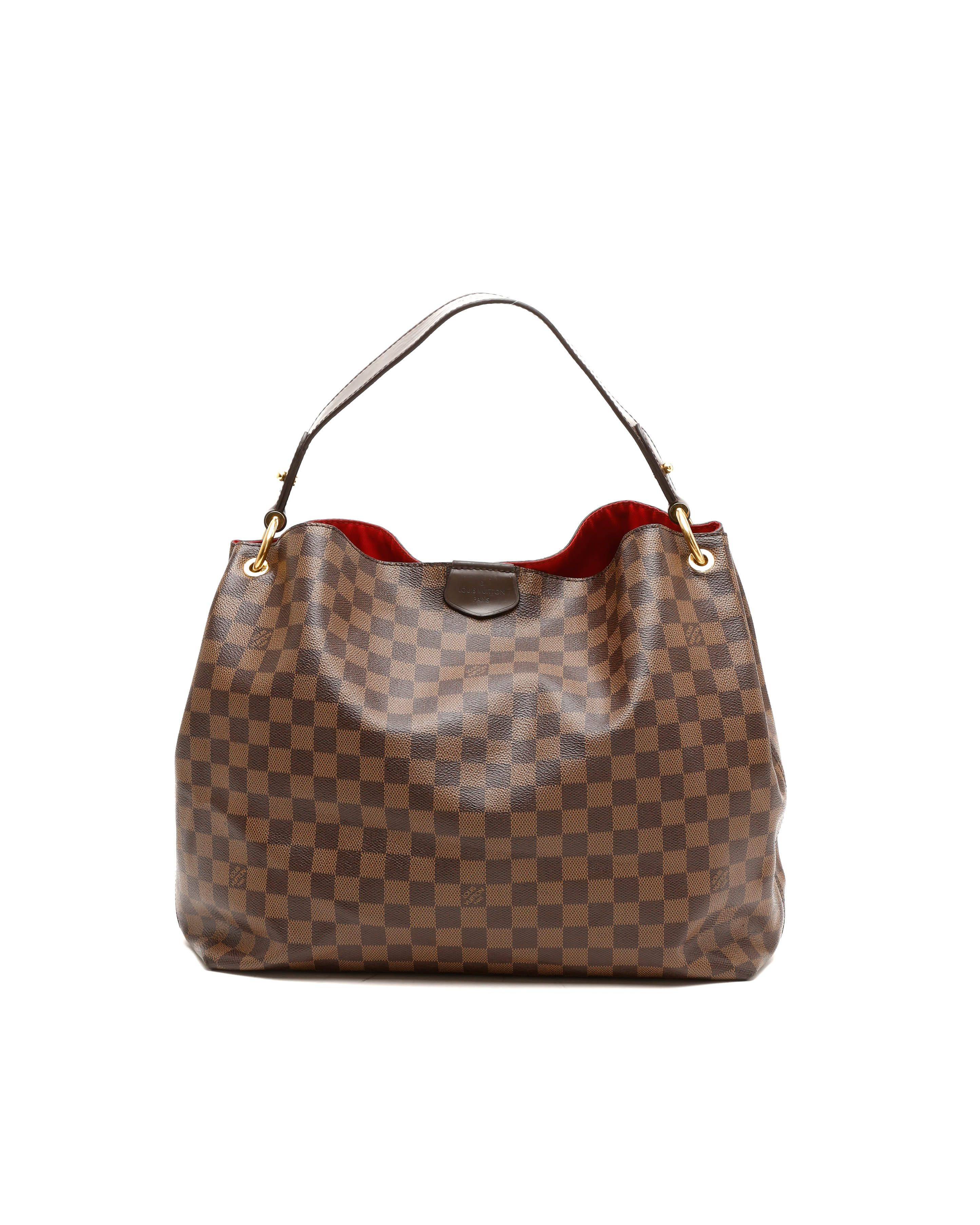 Louis Vuitton Damier Graceful MM Tote Bag - Brown (One Size)