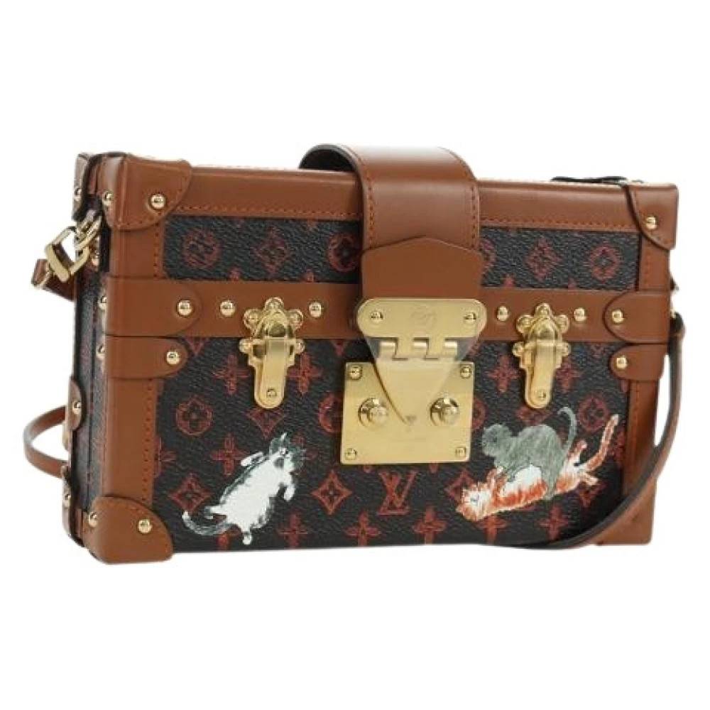 Louis Vuitton Vintage Pre-owned Vintage Monogram Skuldertaske - Vintage - Dame - Brun - ONE SIZE - Uld