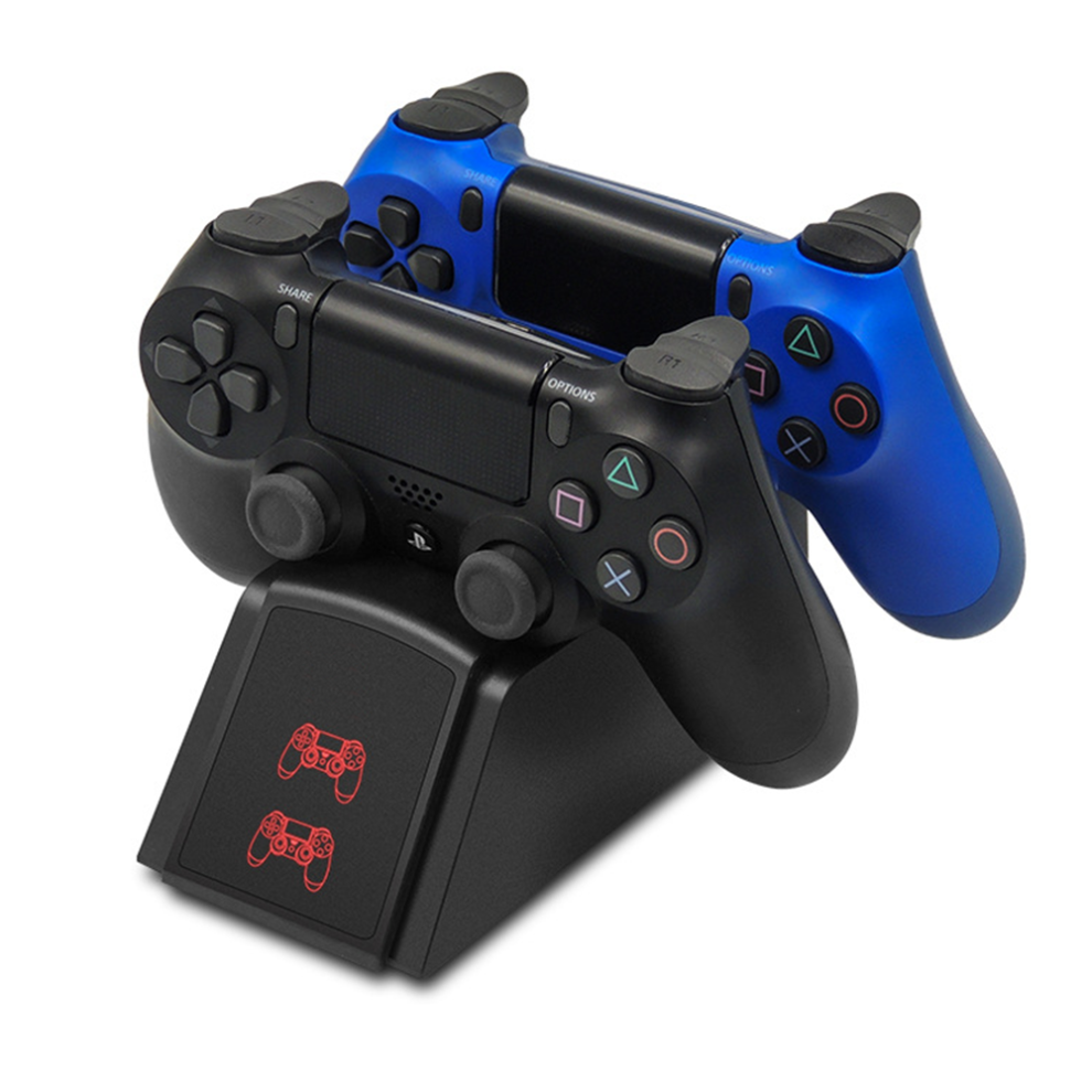 PlayStation4 Magnetisk opladningsstation, omgivende lysfunktion forbedrer dit spilrum, god kvalitet, god kvalitet, god kvalitet, god kvalitet