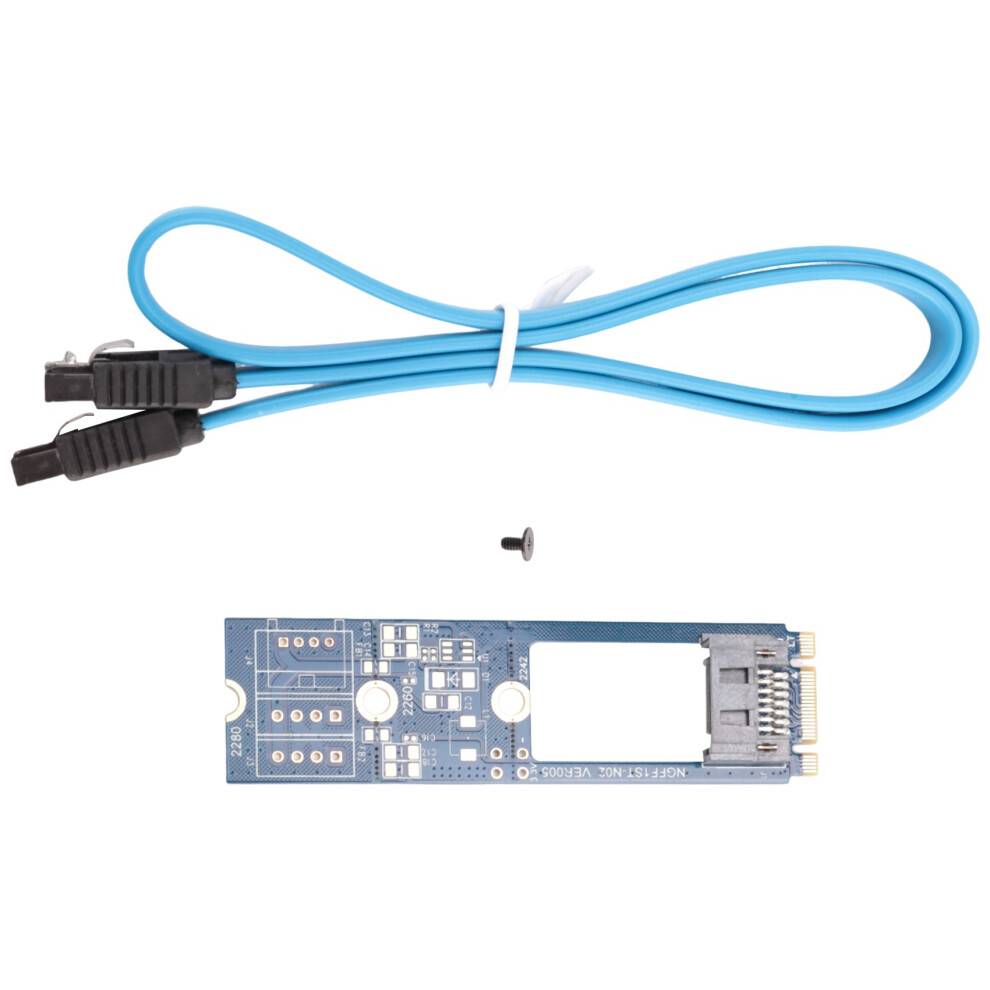 5X M2 Adapter Convert Card B-M KEY M.2 NGFF SSD to 7Pin Adapter Board Card Support 2242 2260 2280 Main Board