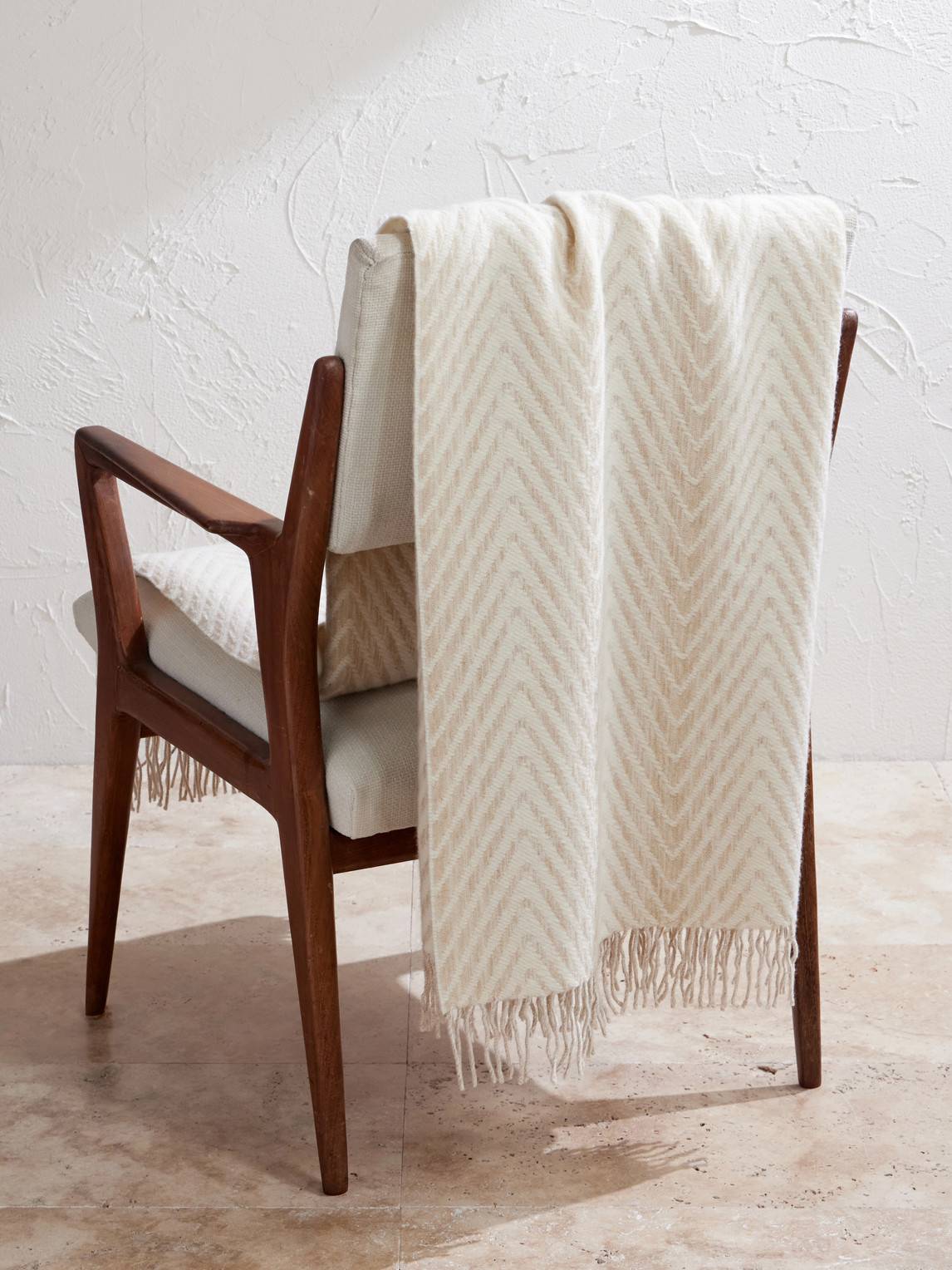 Missoni Home - Ziggy Fringe-Trimmed Wool and Cashmere-Blend Throw - Men - White