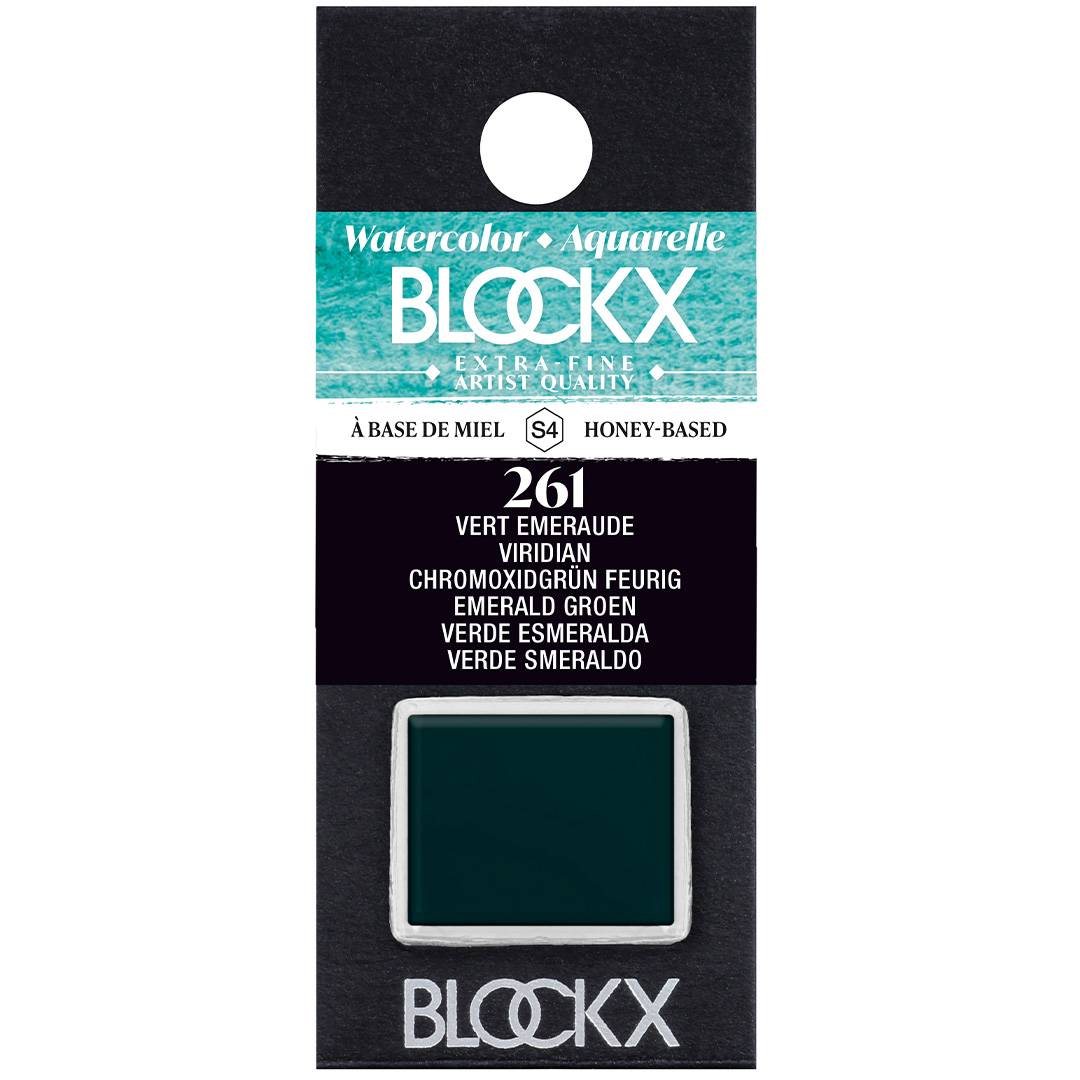 Blockx Akvarellfärg Cobalt green Halvkopp (Prisgrupp 4)