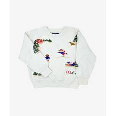 Sweatshirt m/Motiver - Offwhite - 6 år