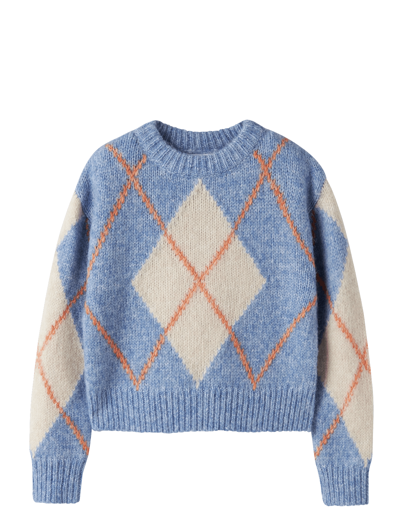 name it Nkfnoreen Ls Knit - Blue - 158-164