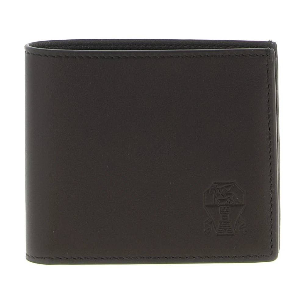 Brunello Cucinelli Kalveskinds Pung - Accessories - Herre - Brun - ONE SIZE - Læder