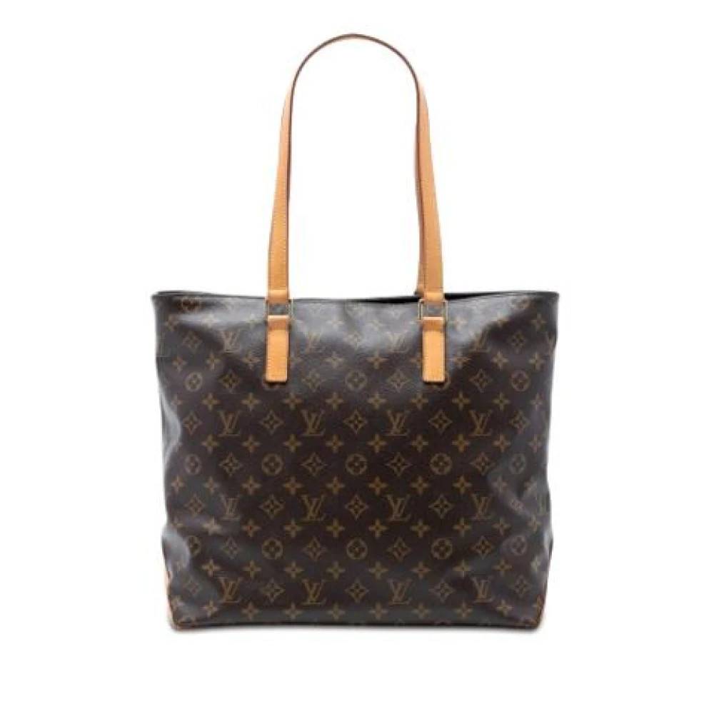 Louis Vuitton Vintage Pre-owned Cabas Mezzo - Vintage - Dame - Brun - ONE SIZE - Læder