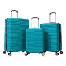 Set of 3 Suitcases - 100% ABS - LYS Paris 360/3 - Turquoise
