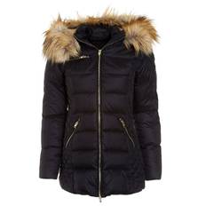 Eve Lustrous - Faux Fur - Black/Natural/Gold / 36