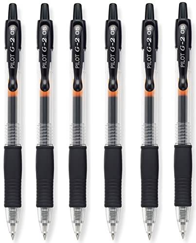 Pilot SG_B00MBL5AMY_US Kulspetspennor, Svart, Paket med 6