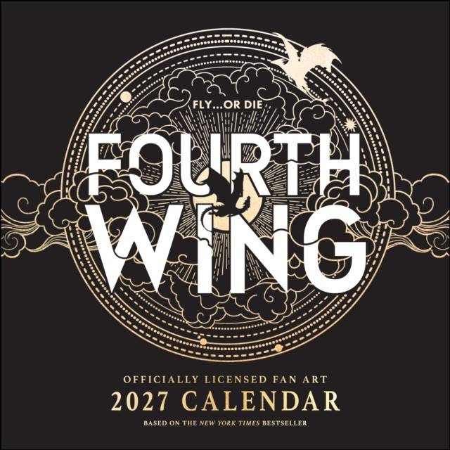 Fourth Wing Officially Licensed Fan Art 2027 Wall Calendar (Kalender, Calendar, Engelsk)