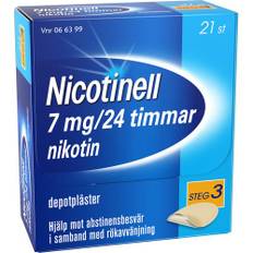 Nicotinell 7 mg/24 timmar Nikotin Depotplåster 21 styck