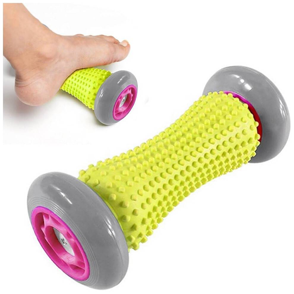 Fodmassagerulle og spikyboldterapisæt til dybdegående vævsmassage, ergonomisk design, bærbar bekvemmelighed, hjemmekomfort, triggerpunktterapi