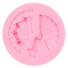 Fan Shape Cake Baking Cookie Chocolate Sugar Paste Food Silicone Mold Bakeware