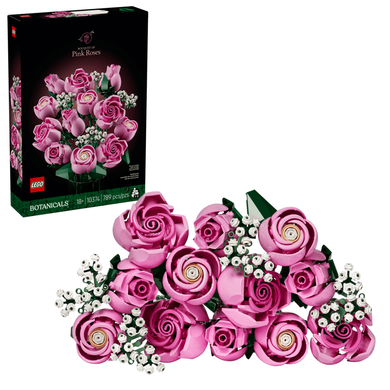 Buket af pink roser