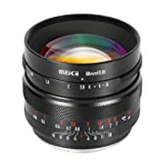 Meike 50 mm f0.95 standardbländare manuellt fokus fast lins APS-C kompatibel med Sony E-Mount spegellösa kameror NEX 3 3N NEX 5R NEX 6 7 A6600 A6400 A5000 A5100 A6000 A6100 A6300 A6500 A6 3 000 ... 36