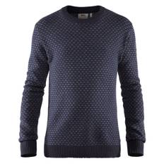 Övik Nordic Sweater M, Dark Navy, XL Mjuk och varm stickad ulltröja. (XL)