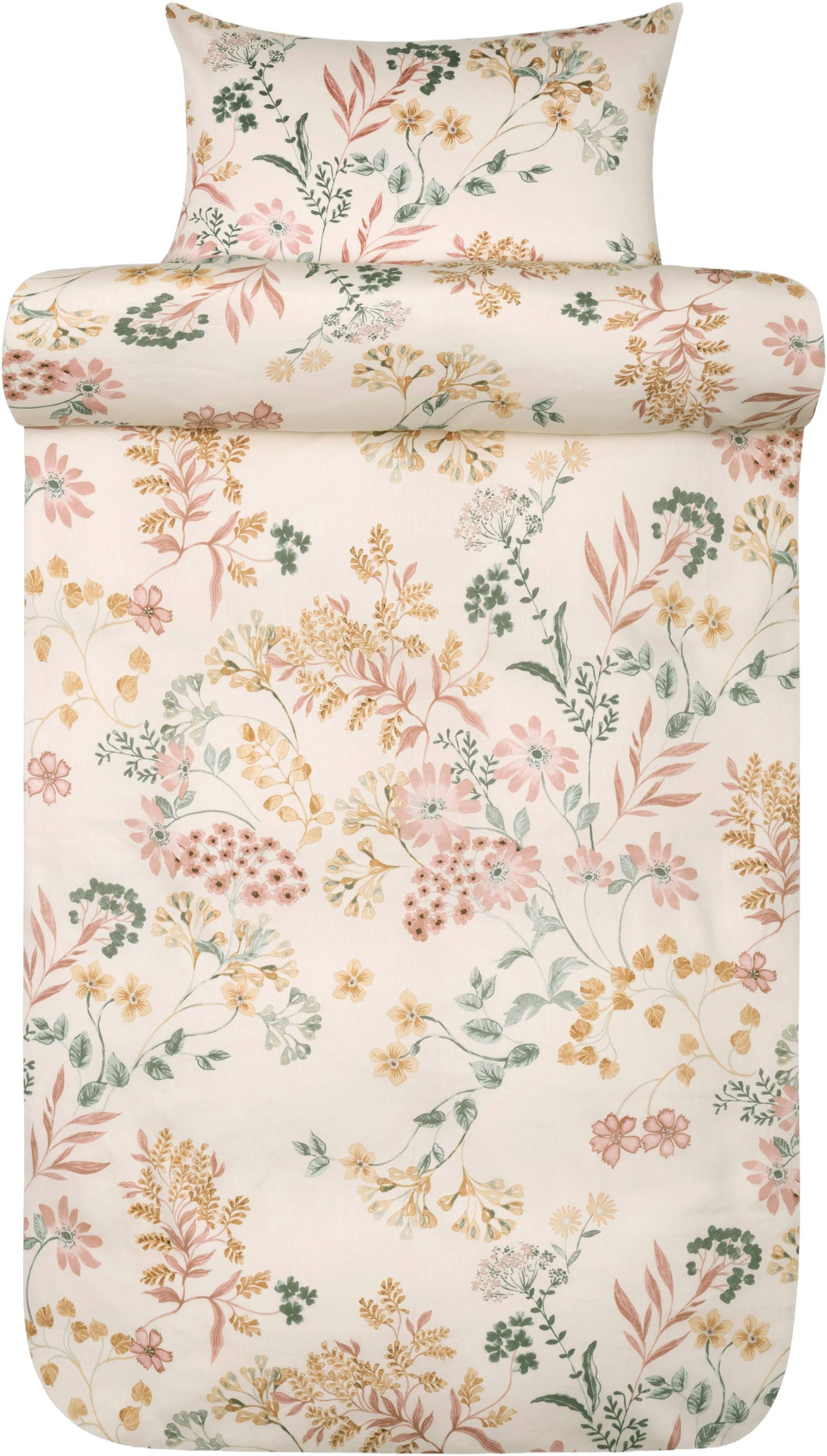 Høie Wera Sengesæt Varm Rosa Varm Rosa Str 140x220, 60x63 cm - Sengetøj Bomuld hos Magasin.