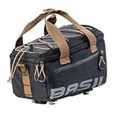 Basil Miles Trunkbag, Borsa portabagagli da Ciclo. Unisex-Adulto, Nero/Blu, 7 Litri