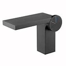 waterfall taps for bathroom sink single handle sink taps for bathroom waterfall basin sink mixer tap brass hot and cold,black