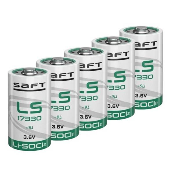 Saft LS17330 | 3,6V 2,1Ah | 2/3 A batteri 5st