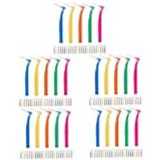 FRCOLOR 5 Set Interdentalborste Manuell Mellanrum Tandborste Tandborstar Färgad Tandborste Interdental Tandborste Mellan Tänderna Tandrengöring Borste Tandborste För Tandrengöring 30 st*5