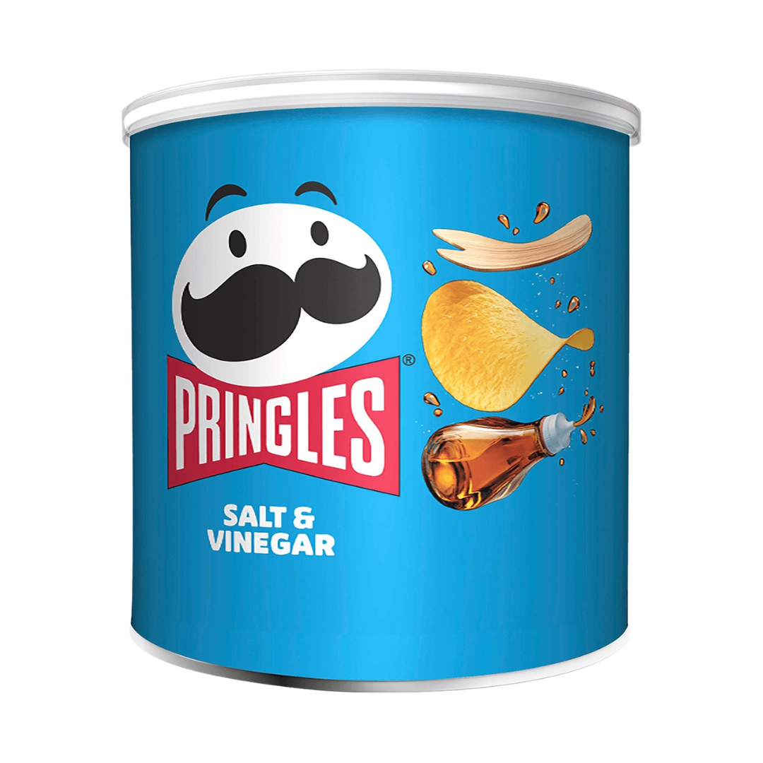 Pringles Salt/Vinegar - 12 stk.