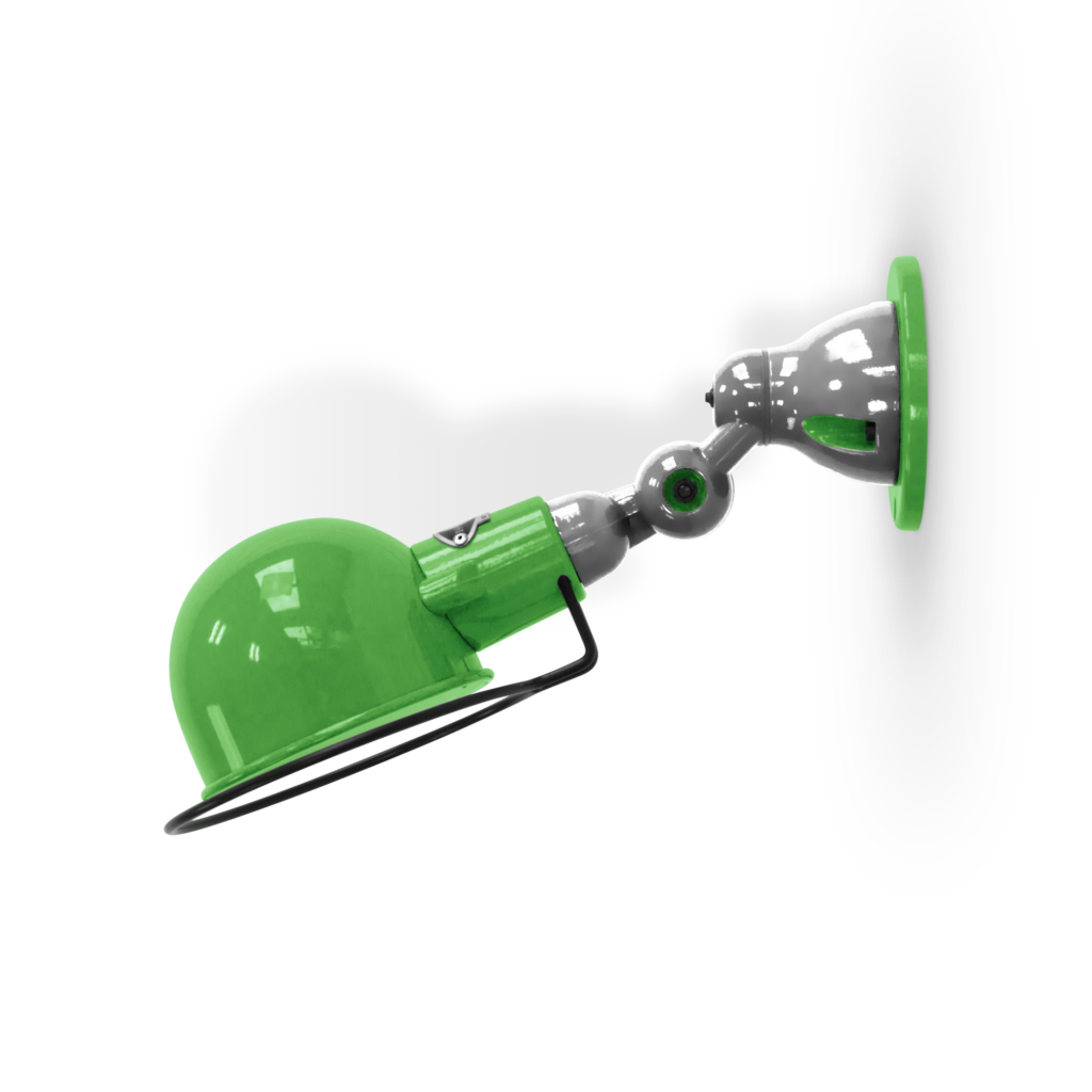 Signal SI300 væglampe fra Jieldé - Apple green / Poleret/blank