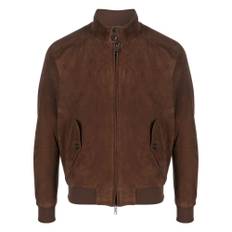 Baracuta, Jakke, Herre, Brun, S, Suede, Suede Harrington Jakke