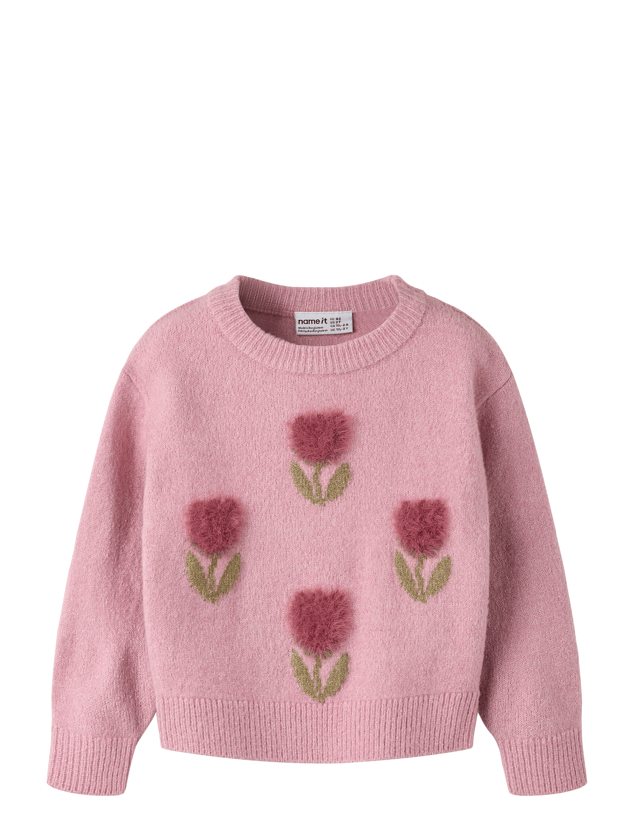 name it Nmfolgi Ls Knit - Pink - 110