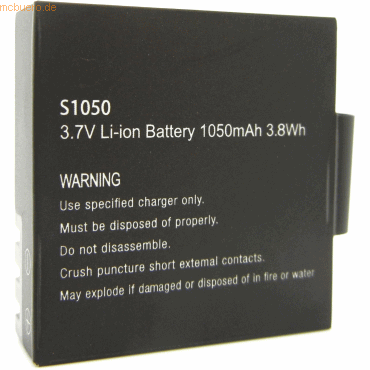 Easypix Akku für Easypix GoXtreme BlackHawk+ Li-Ion 3,7 Volt 1050 mAh