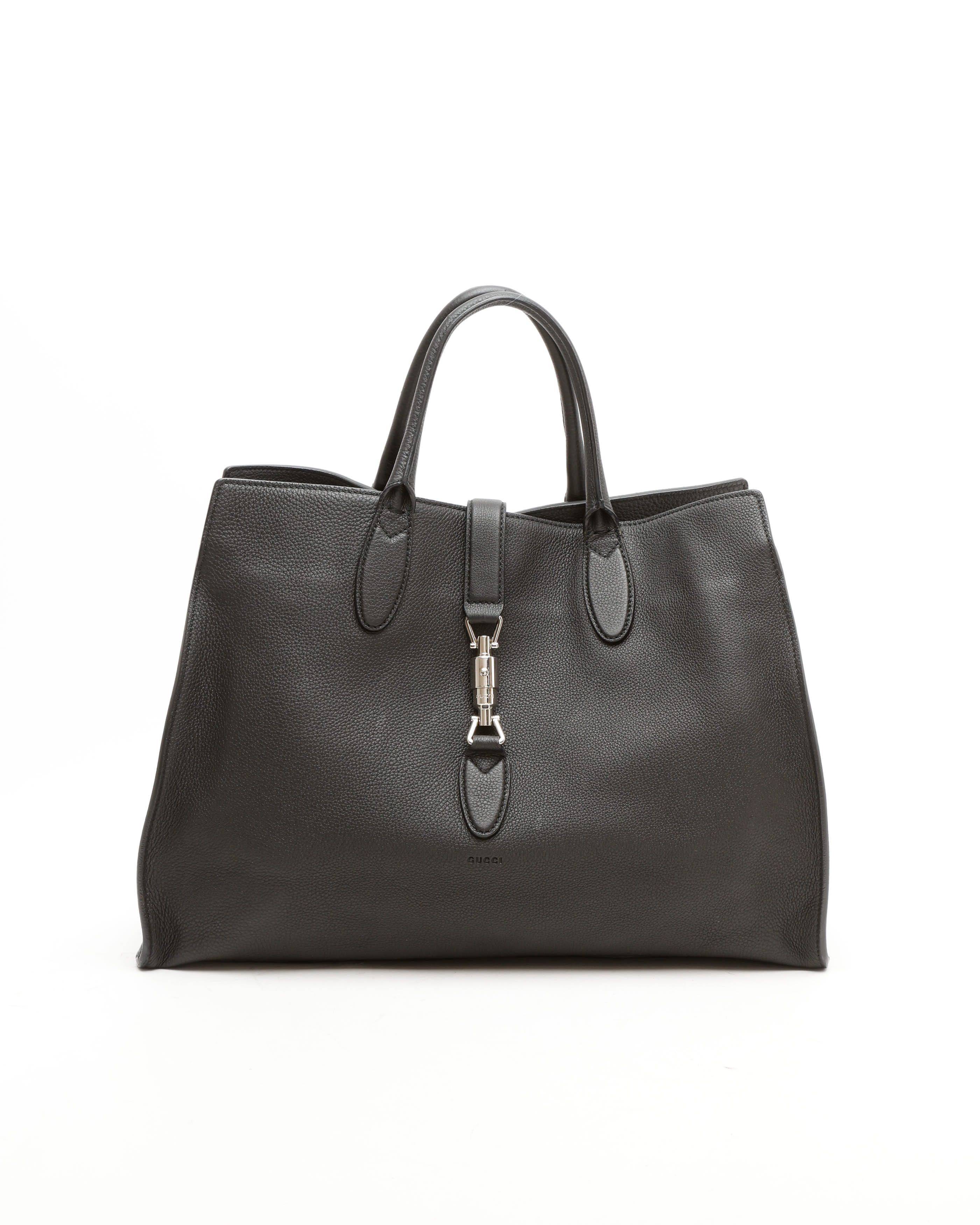 Gucci Large New Jackie Soft Tote Bag - Black (One Size)