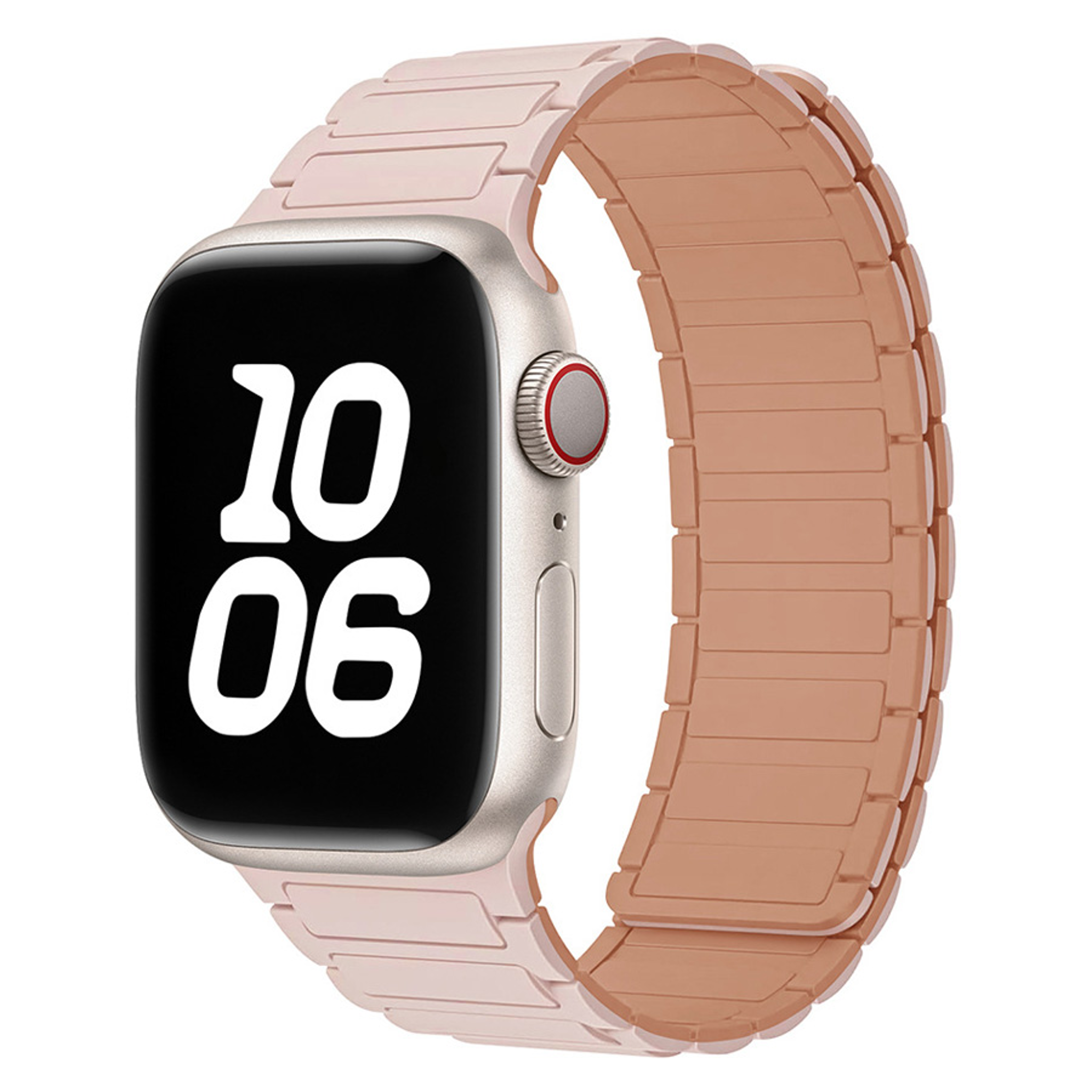 Lippa Magnetisk Silikone Rem Apple Watch 38-42mm, Pink