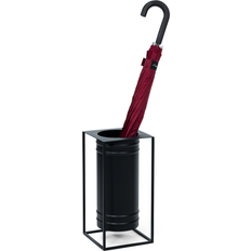 Paraplystativ/paraplyholder Spinder Design Drip mat sort stål Ø20 x H40 cm