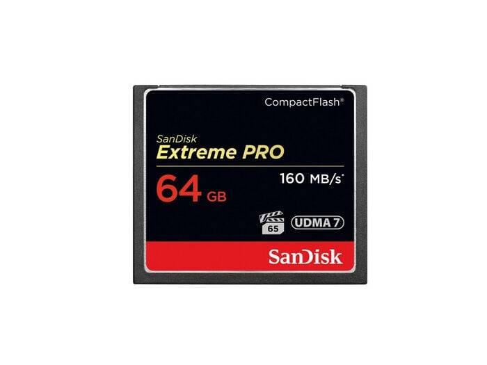 Compact Flash Extreme Pro 64GB 160MB/S UDMA 7 (brugt, med moms)
