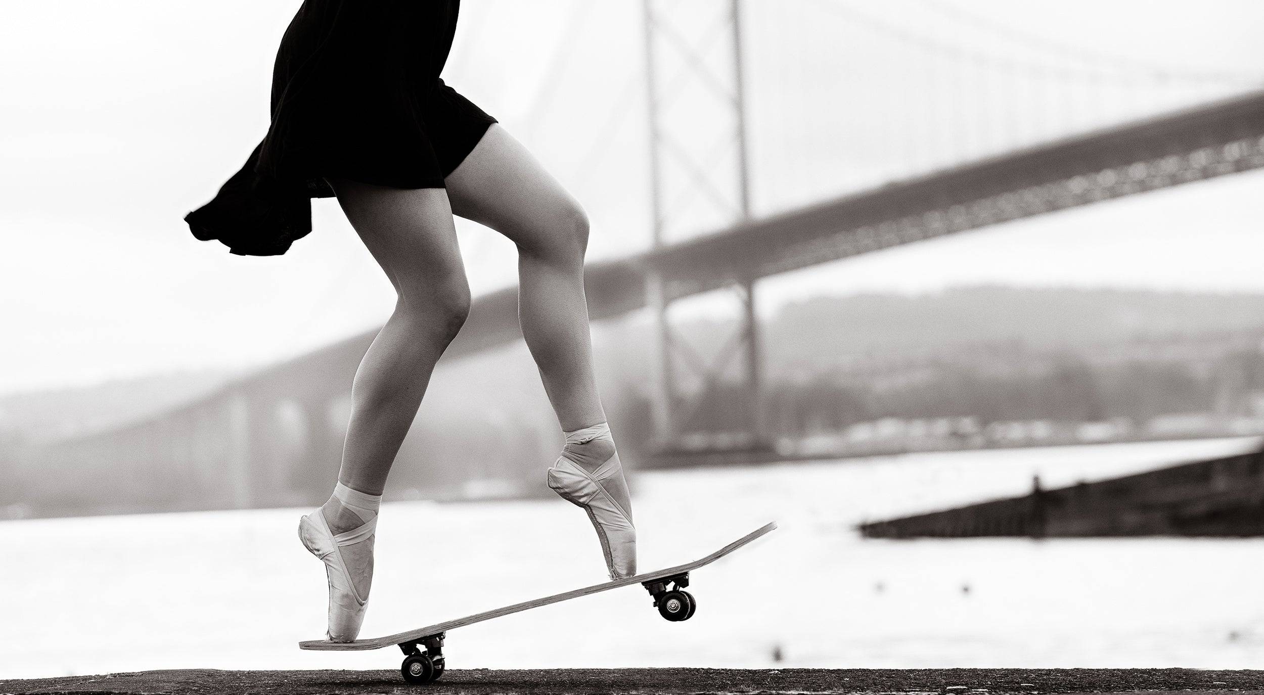 Skater Girl Poster och Canvastavla - Poster / 30x21 cm