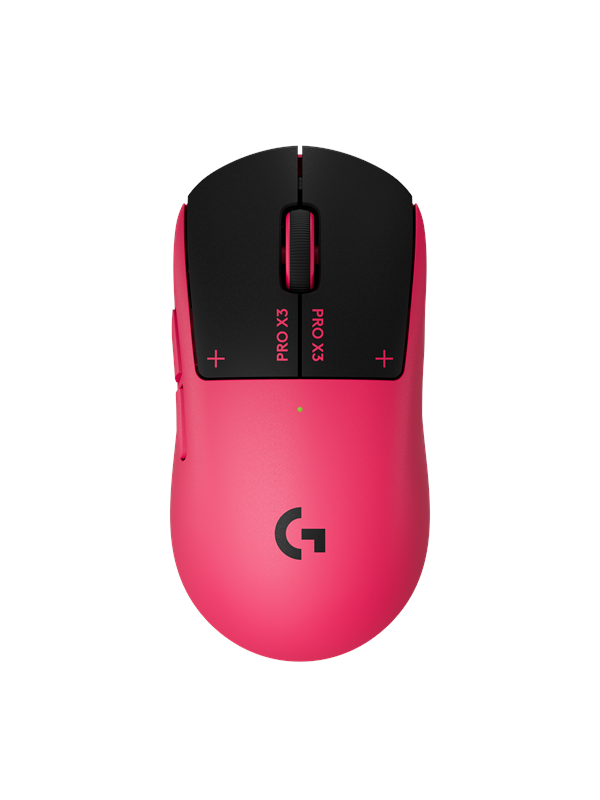 Logitech G PRO X3 Superstrike - Eclipse Pink - Gaming Mus - Optisk - 5 knapper - Pink