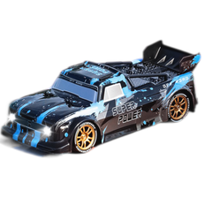 JJRC Q123YW 1/16 2,4G 4WD Drift Spray RC-bil LED-ljus Hög hastighet Racing 360 ° Drift On-Road Flat Short Course Vehicle
